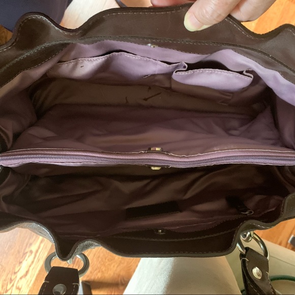 Coach brown leather bag - Picture 2 of 2